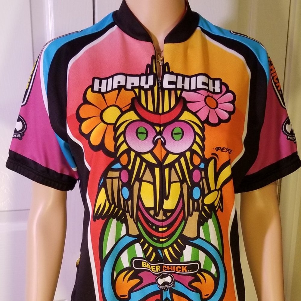 WORLD JERSEYS HIPPY CHICK CYCLING JERSEY XL